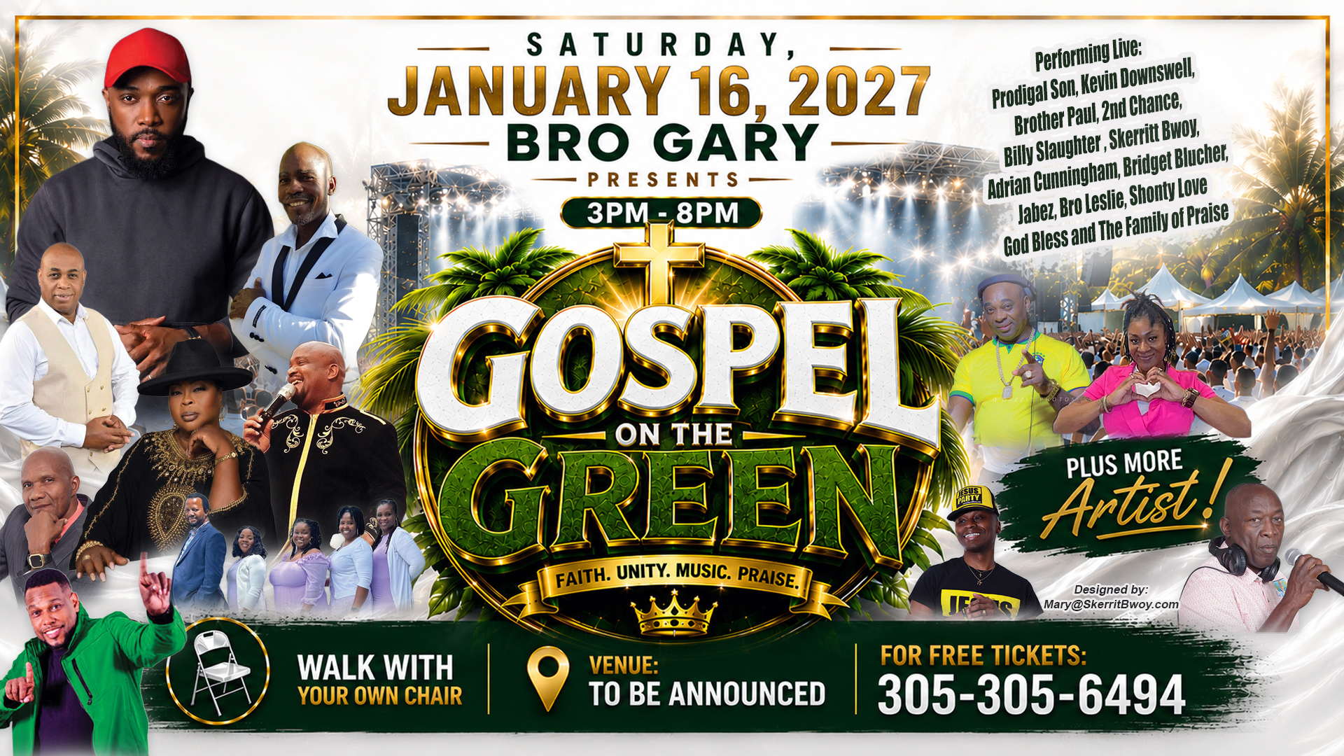 Gospel on the Green - Jan 17th, 2027